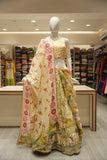 Floral Offwhite Handwork Lehenga