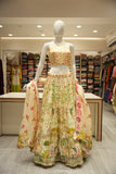 Floral Offwhite Handwork Lehenga