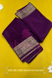 Purple Soft Silk Sarees